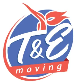 T&E Moving and Storage Logo