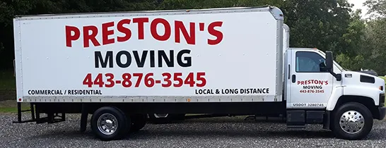 Preston's Moving Company Logo