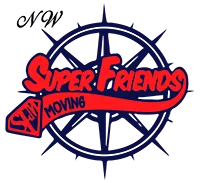 Super Friends Moving Logo