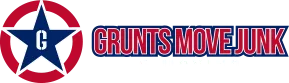 Grunts Move Junk & Moving Logo