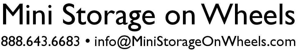 Mini Storage on Wheels logo