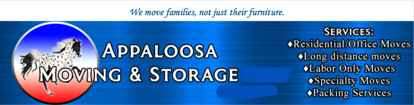 Appaloosa Moving and Storage Logo