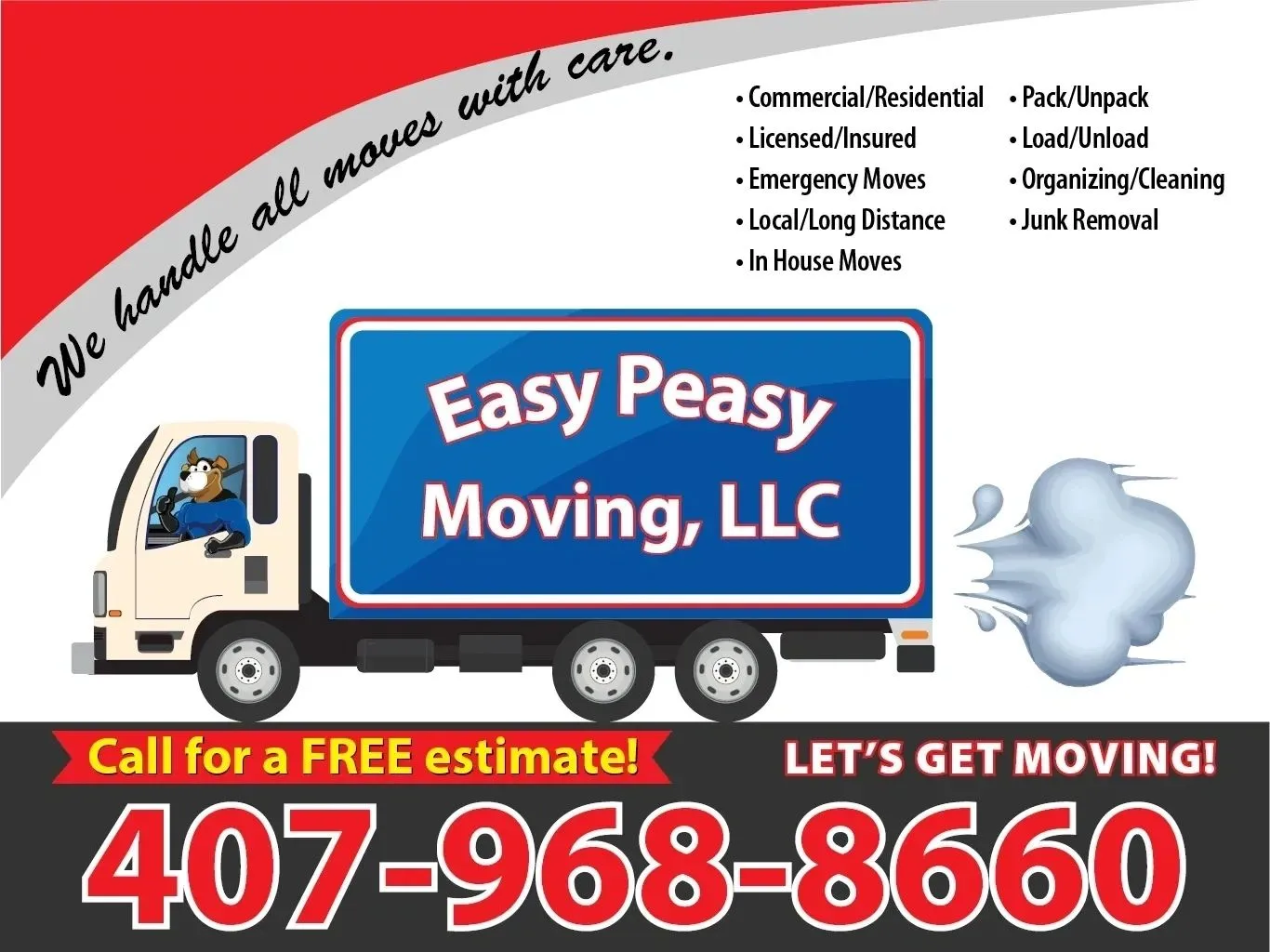 Easy Peasy Moving, LLC logo