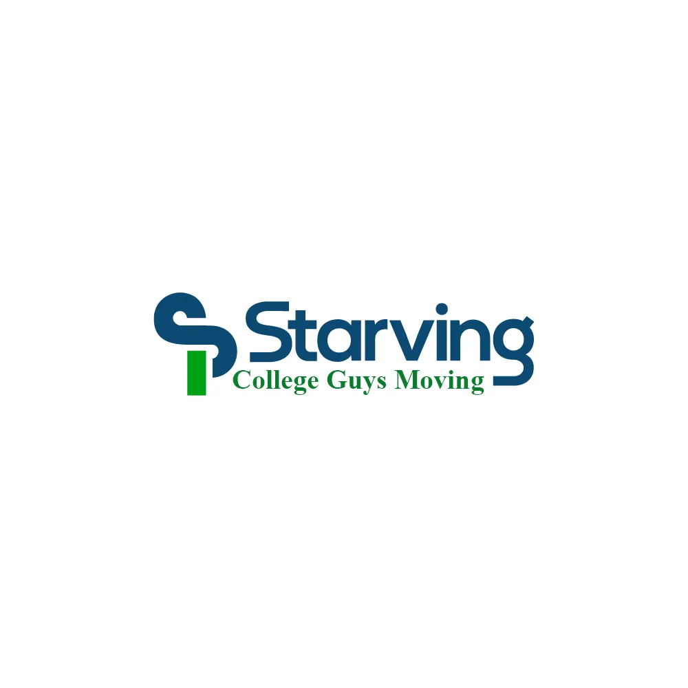 STARVING COLLEGE GUYS MOVING logo