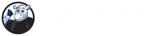 Blue Cow Moving & Storage Logo